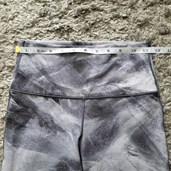 Ivivva | Black & grey yoga pants with mesh cut outs *1 small hole* - Picture 9 of 10
